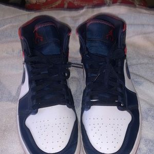 Jordon 1 Mid Red/Blue
